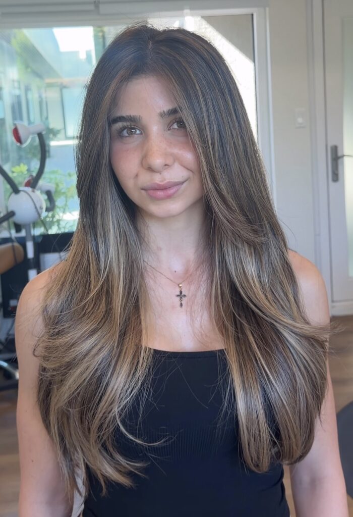 Hair Blow Out highlights